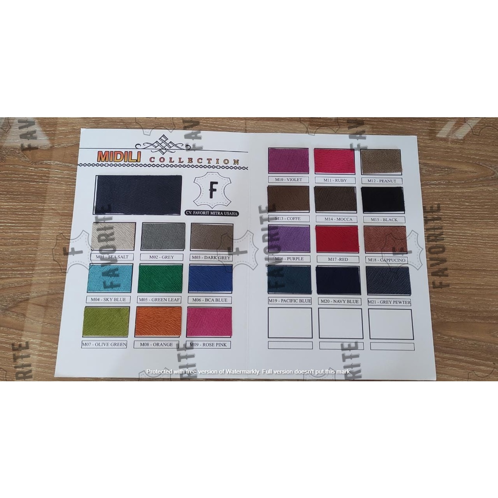 Kain Interior sofa MIDILI - Fabric Suede / Beludru, Harga per 0,5 M