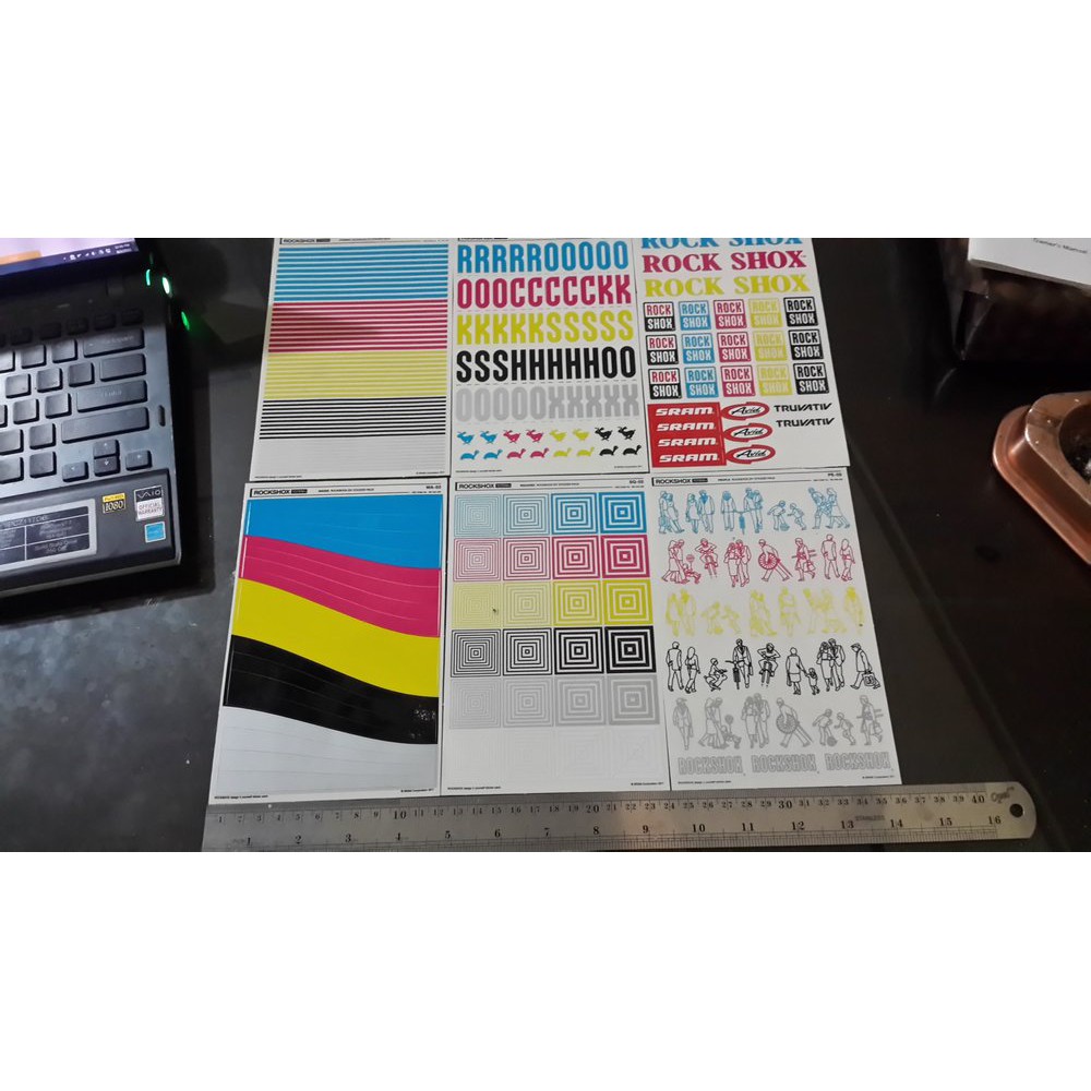 

ROCKSHOX DIY Stiker Pack Original Berkualitas