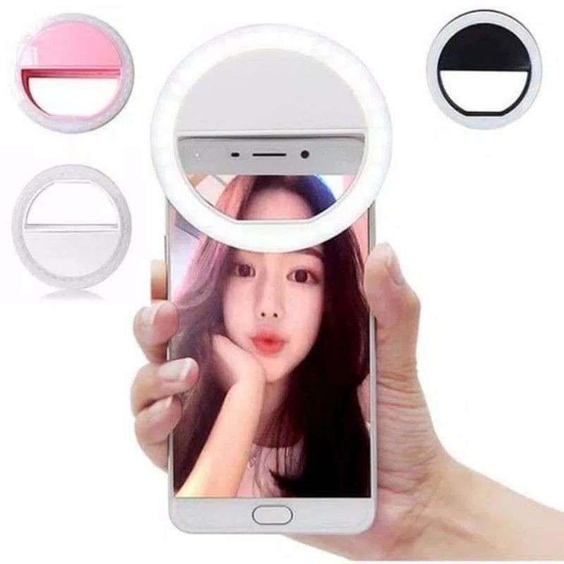 RING SELFIE - LAMPU SELFIE HANDPHONE - LAMPU FLASH RING LIGHT