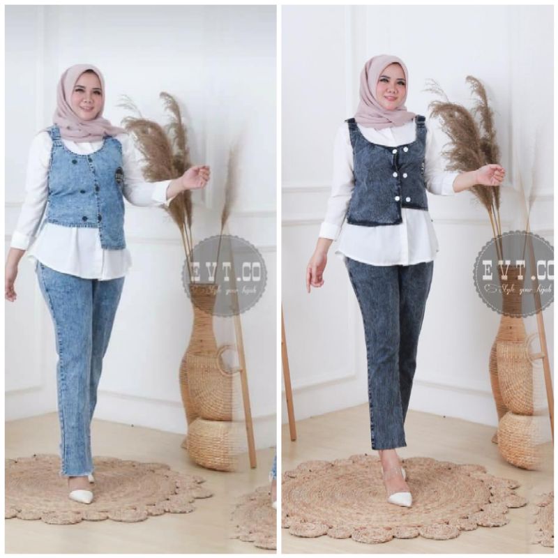Set Celana Jeans by EVT CO Original