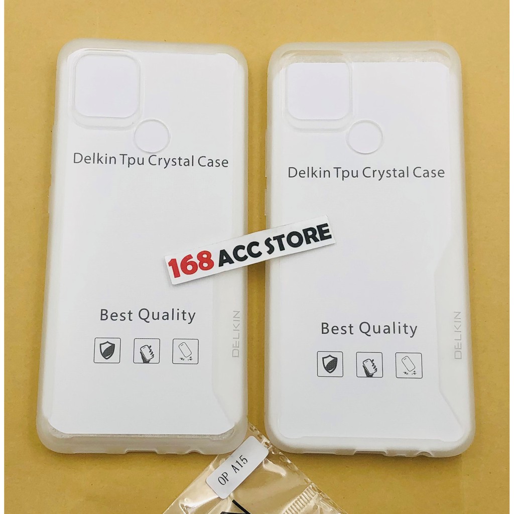 SILIKON OPPO A15 CRYSTAL CASE / SOFT CASE OPPO A15 CRYSTAL CASE
