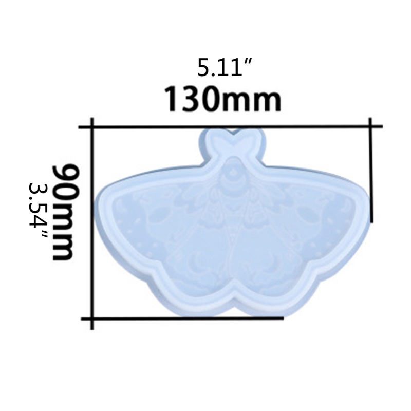 SIY  Butterfly Coaster Crystal Epoxy Resin Mold Tray Plate Cup Mat Pad Silicone Mould