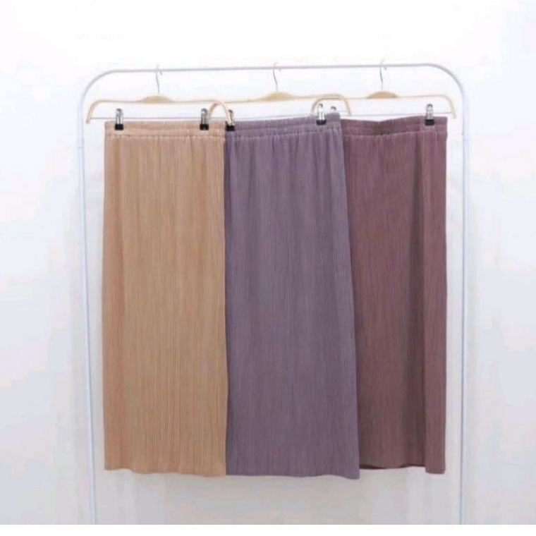 Rok wanita plisket lidi kecil Rok plisket lidi mayung Rok plisket lidi wanita Rok bawahan wanita mus
