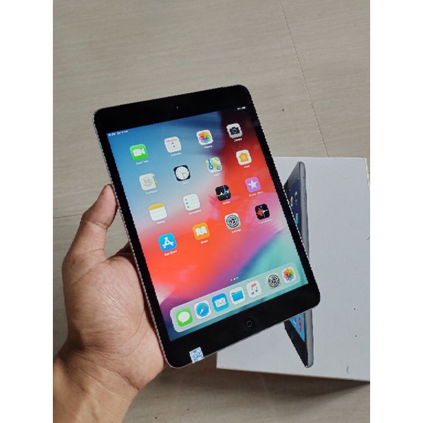 ipad mini 2 wifi/cellular fullset garansi