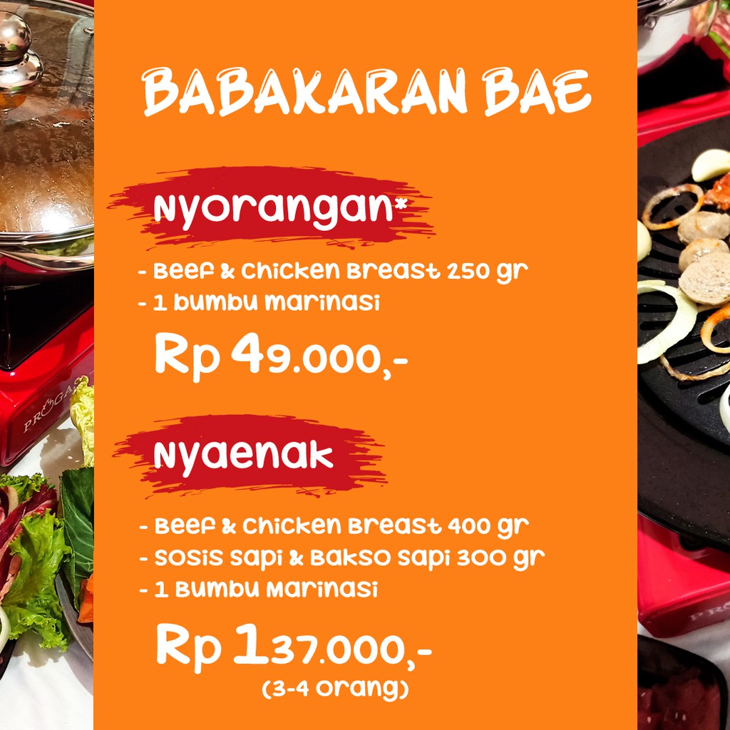 

Paket BBQ Hemat Beef dan Chicken Breast + Alat BBQ (personal)