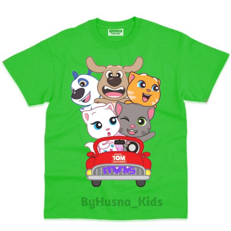 BAJU ANAK KAOS ANAK TALKING TOM HEROES TALKING TOM AND FRIENDS ATASAN ANAK BAHAN PREMIUM