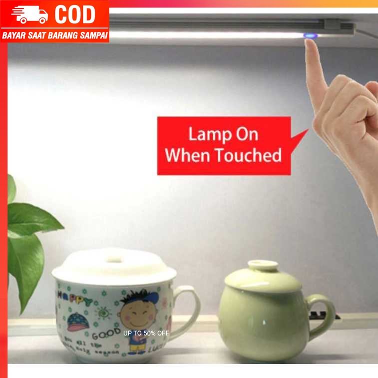 (100% BARANG ORI) Lampu LED Dimmable Touch LED 21 LED - FYD-1611