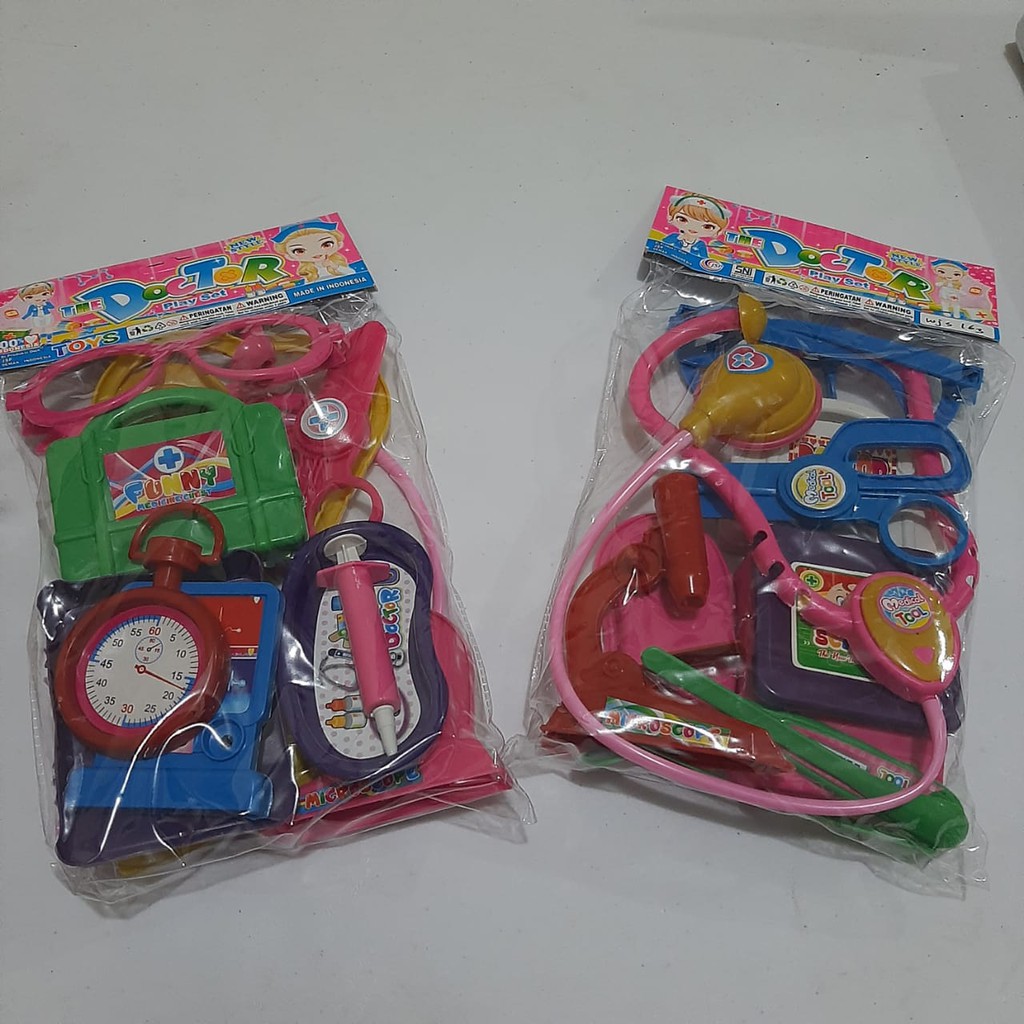 Dokter Dokteran Set PlaySet Kantong Mainan Edukasi Wjs 163 Mainan Anak