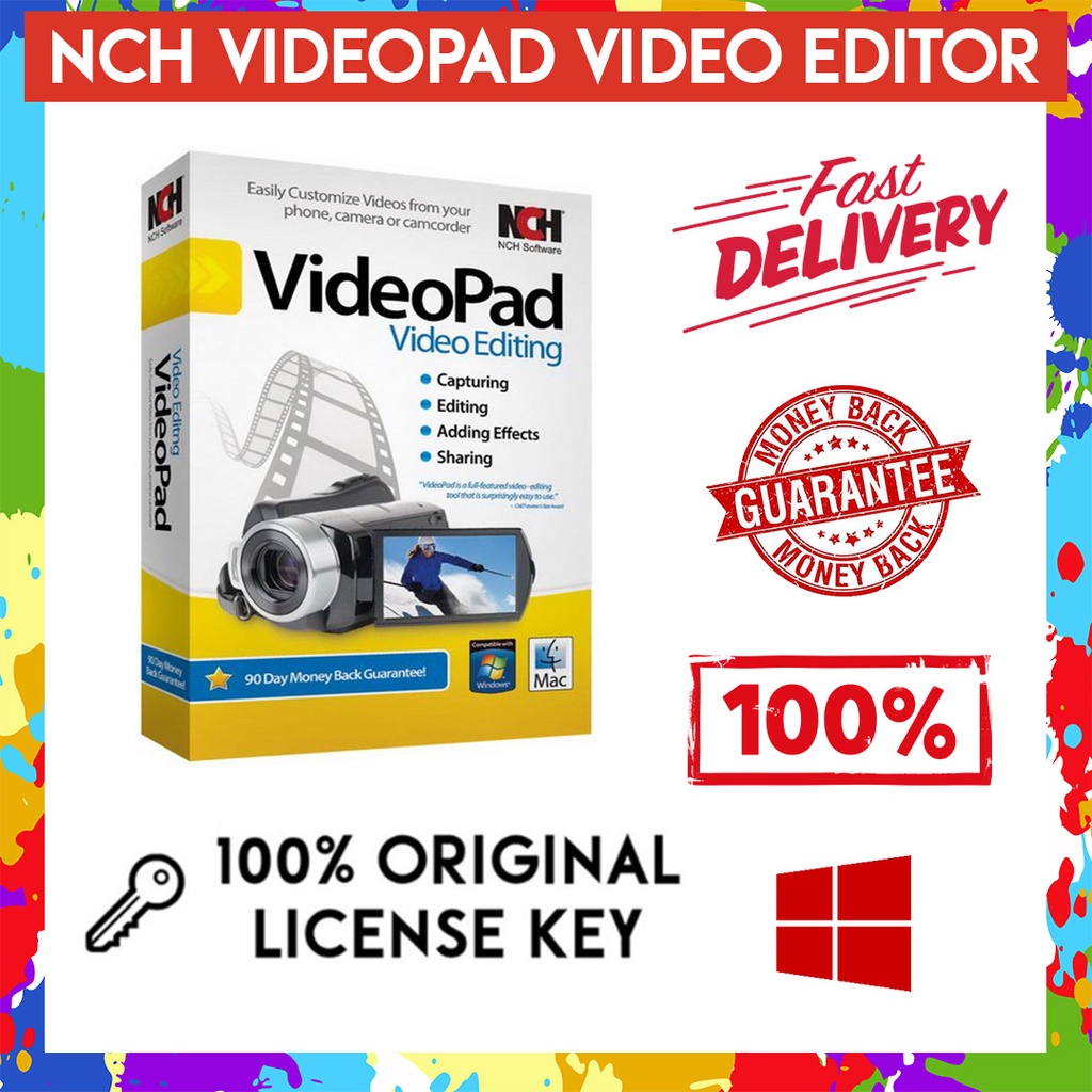 

NCH VdPd Vd Edtr Pr v11.80 Srl Ky Ltst 2022 Lftm Fr Wndws