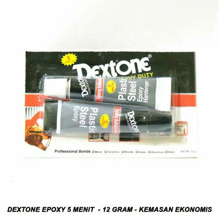 LEM DEXTONE EPOXY STEEL 5 MINUTES 12gr Plastik Steel