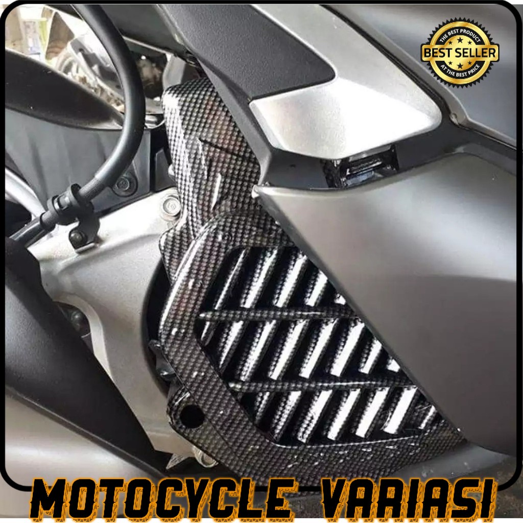 cover radiator carbon honda pcx 150