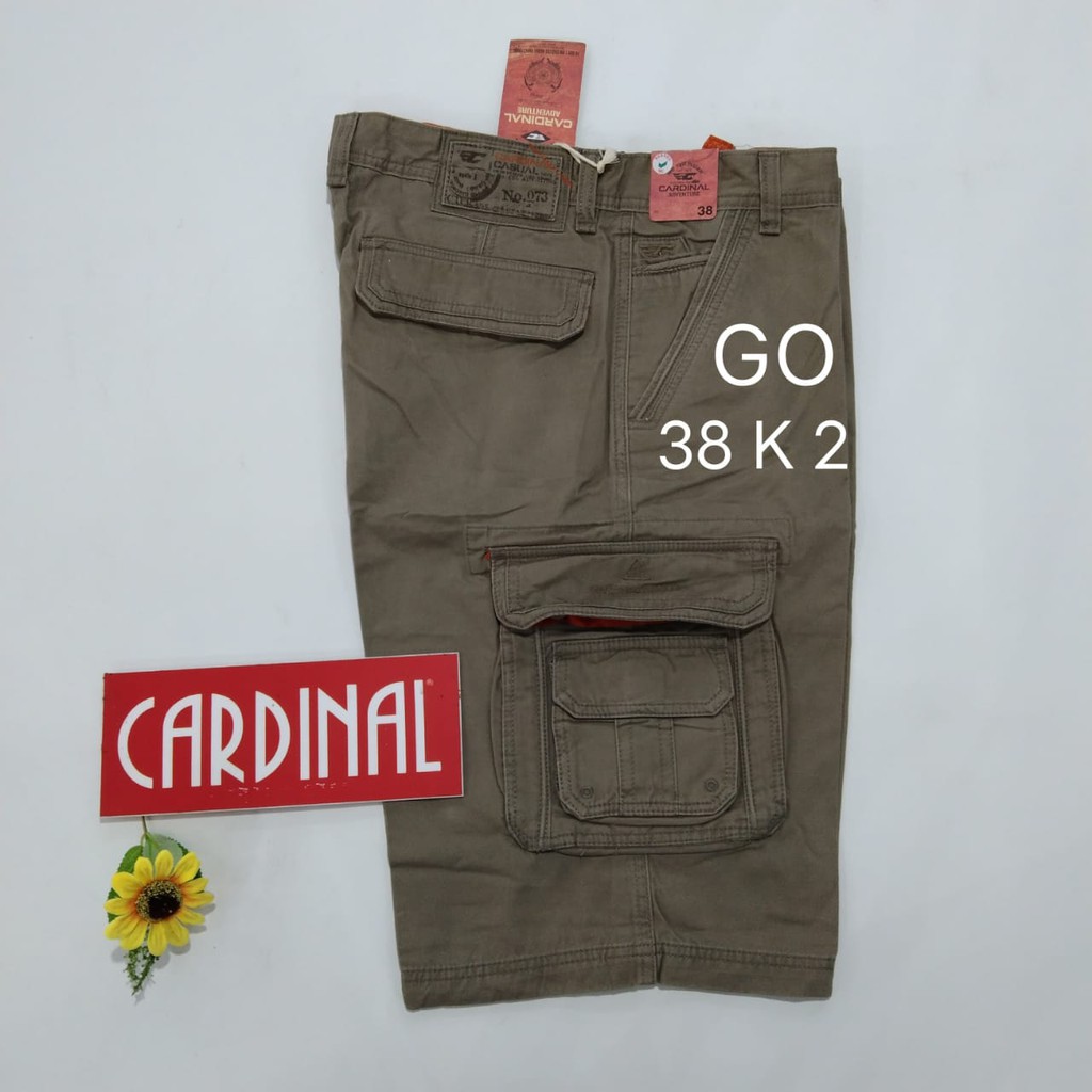 gos  38-KPL CARDINAL KEMPOL CASUAL Celana Pendek Cowok Celana Kempol Fashion Pria Brand Kekinian