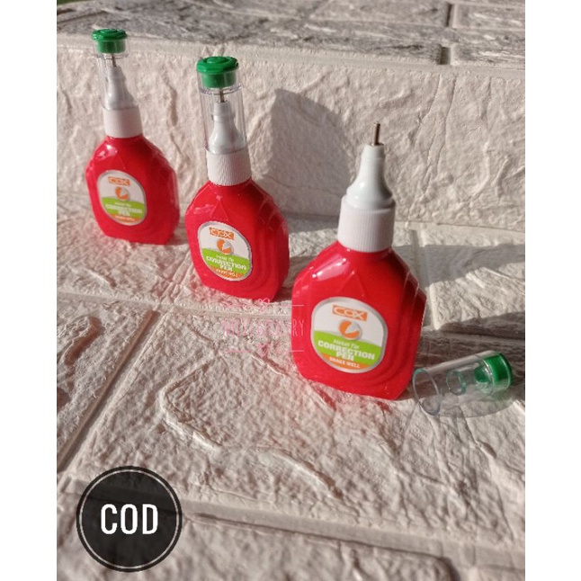 

Correction pen Cair Montana COX BAZIC BESCO Tipe ex Murah / tipex termurah