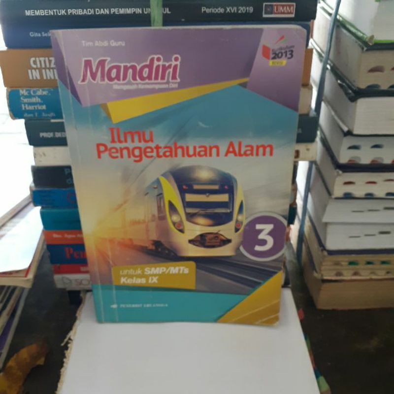 

BUKU ORIGINAL MANDIRI ILMU PENGETAHUAN ALAM KELAS IX SMP