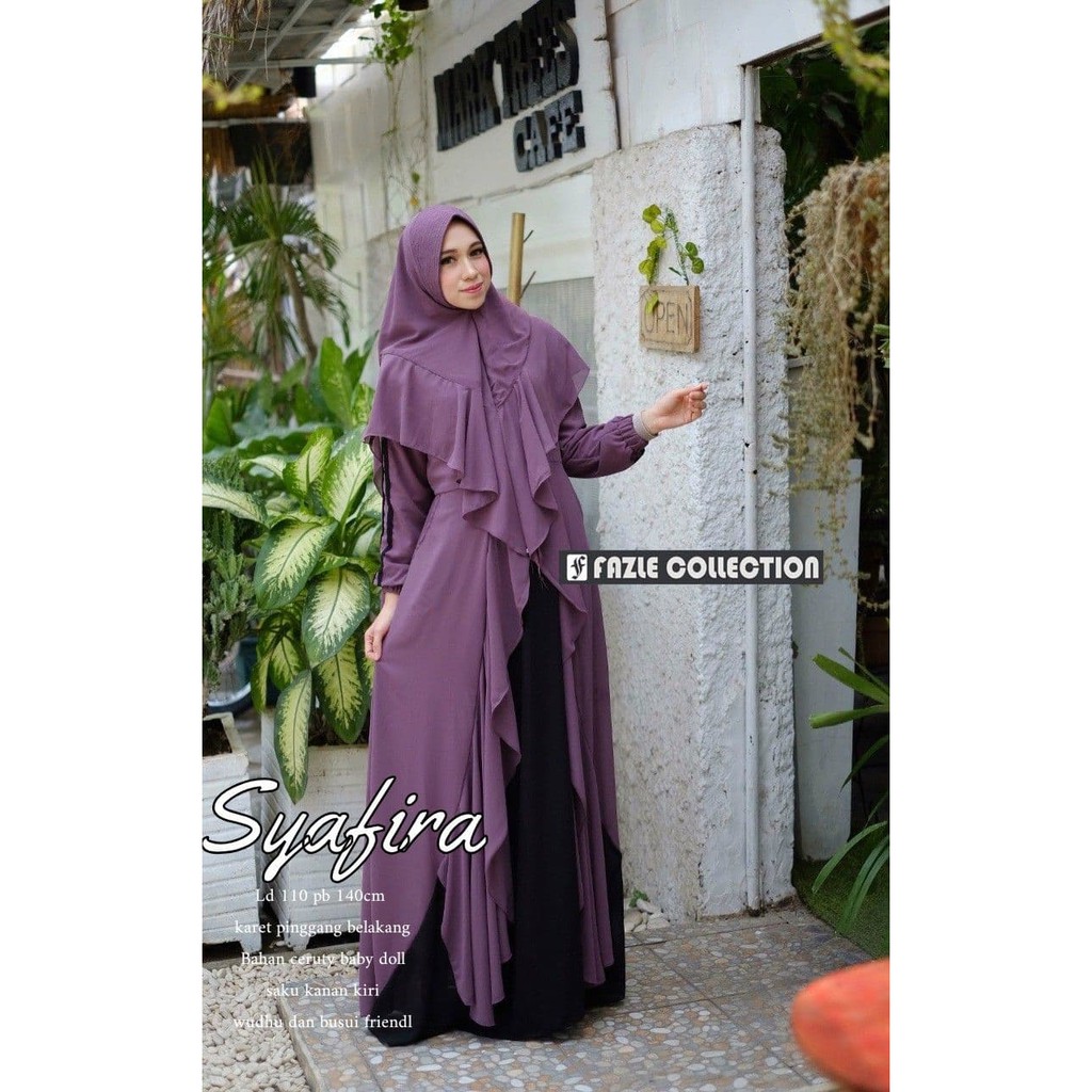 SYAFIRA BY FAZLECOLLECTION (gamis syar'i)