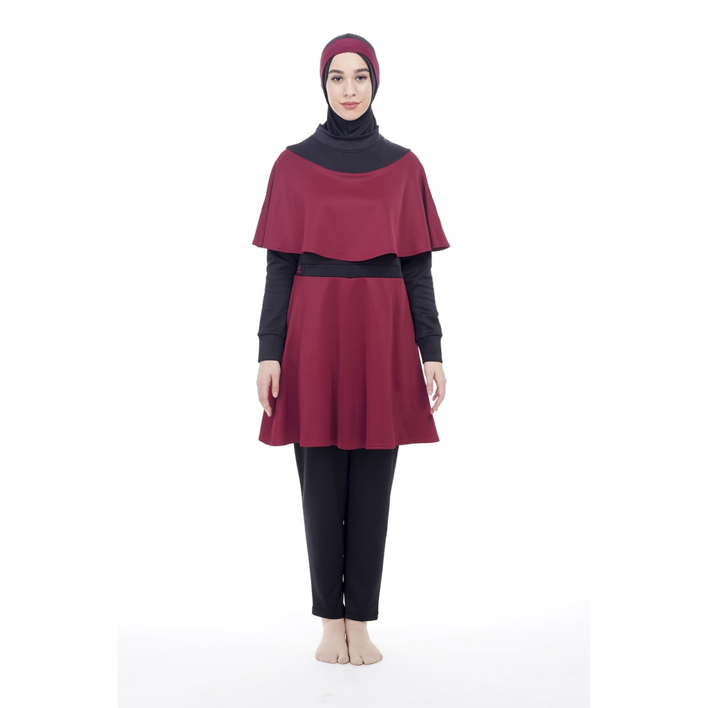 Baju Renang Muslim Wanita Dewasa Marina Jumpsuit Muslimah ROCELLA