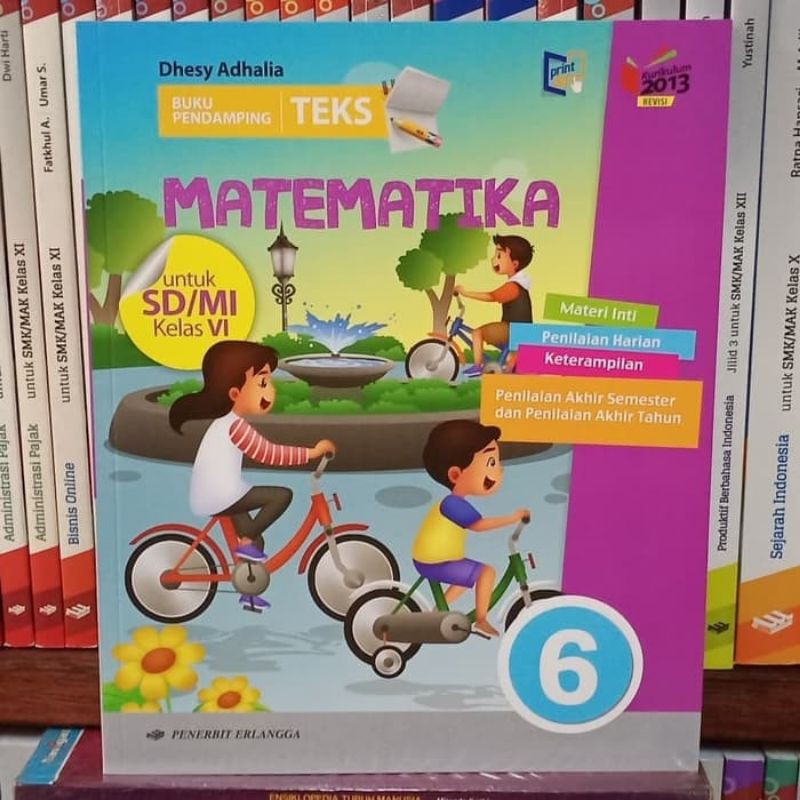 Buku SD Buping Matematika Kelas 6 Erlangga