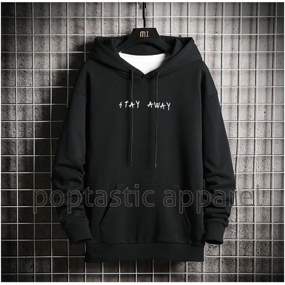 STAY AWAY Sweater HOODIE Pria Wanita Fleece TEBAL