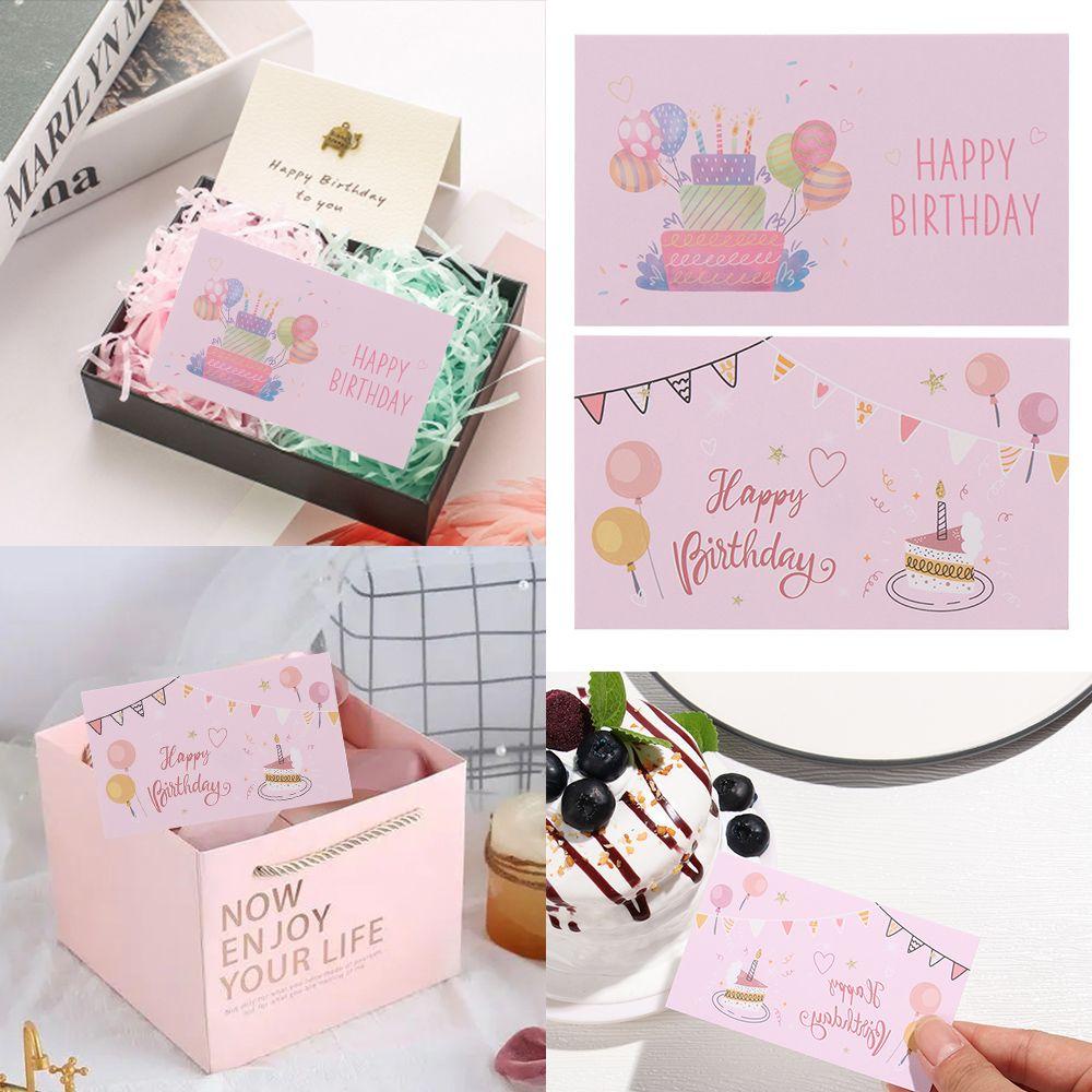 TOP 30pcs Ucapan Happy birthday Card Untuk Kartu Undangan Toko Kecil Gift Packet