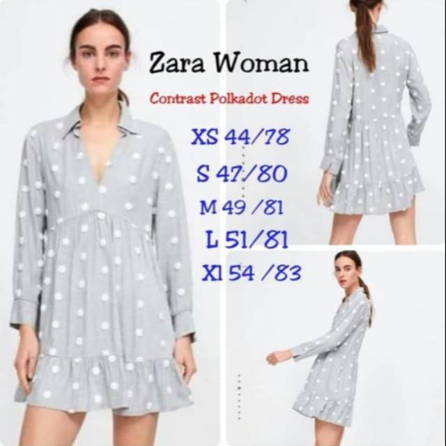 polka dress zara