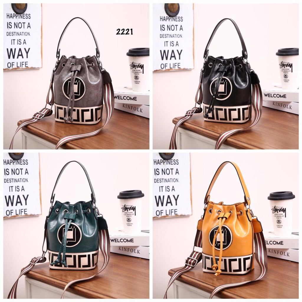 Bag Fashion Serut 2221 DEN TAS SELEMPANG WANITA TAS SERUT TAS KOREA TAS IMPORT