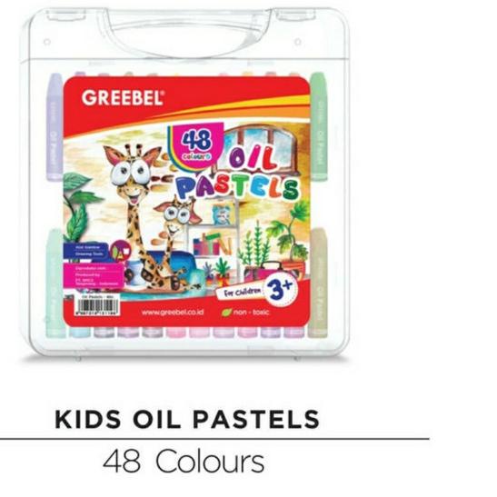 

♥ Crayon GREEBEL Oil Pastels 48 Warna ❈