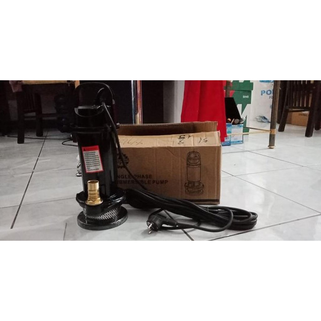 PROMO POMPA Air CELUP 370watt 1inch POMPA CELUP AIR Kotor New Warna Hitam