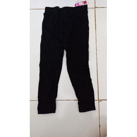 LEGGING ANAK HITAM POLOS