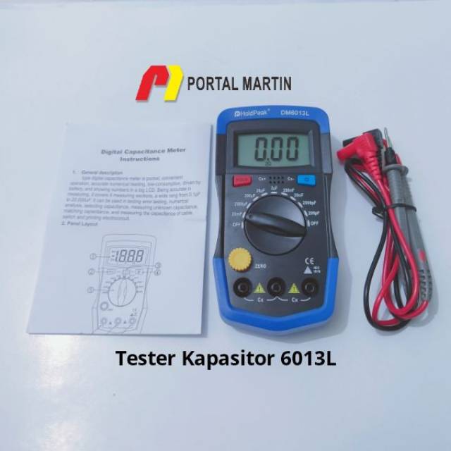 Multimeter Multitester Kapasitor 6013L Digital Capacitor Tester