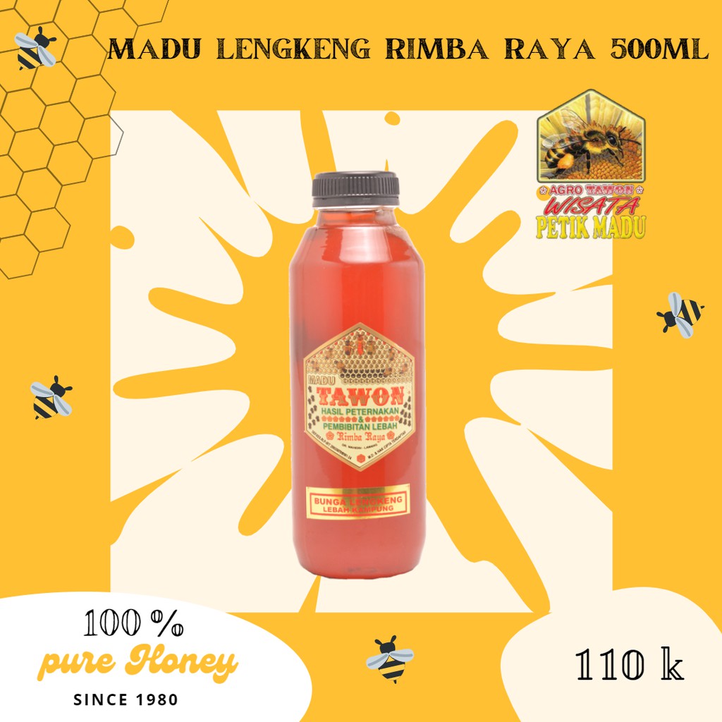 

MADU LENGKENG RIMBA RAYA KEMASAN PLASTIK 500 ML HONEY MADU KESEHATAN