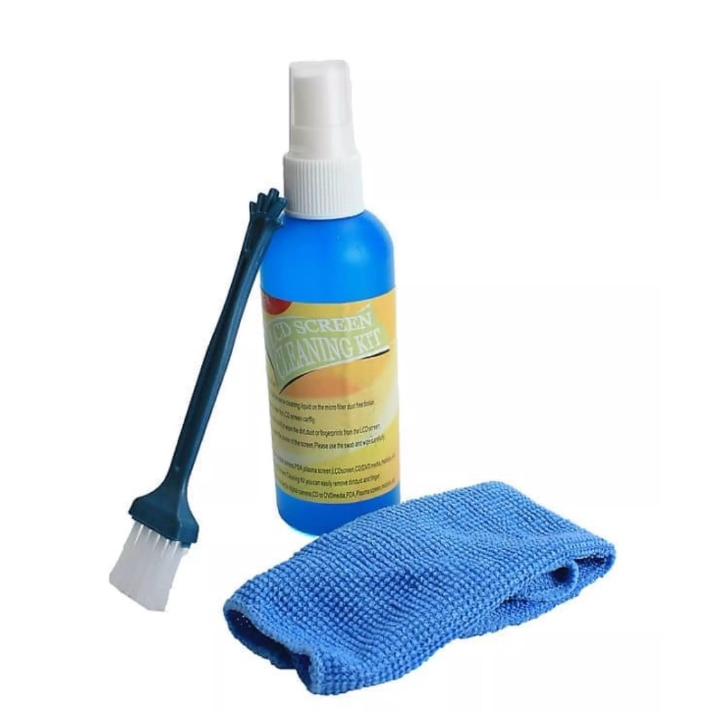 JET SCREEN CLEANING Pembersih LCD Cleaner 3 in 1 Pack Jet Power LCD LED Monitor Kamera Laptop Screen Cleaning Kit