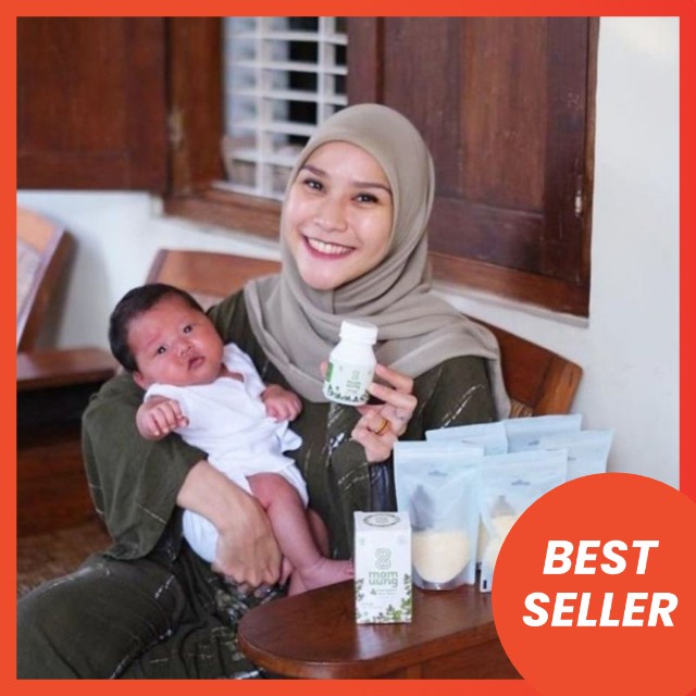 Mom Uung Asi Booster 30 Kapsul Pelancar Asi Herbal Momuung Vitamin Ibu Menyusui Original