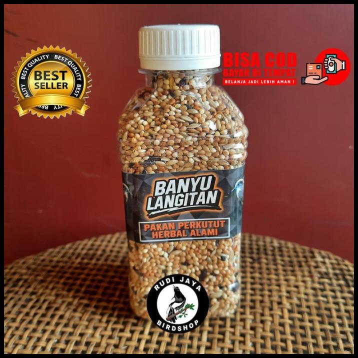 PAKAN MAKANAN BURUNG PERKUTUT BANYU LANGITAN HERBAL BANYU LANGIT BURUNG BAHAN LANGSUNG GACOR