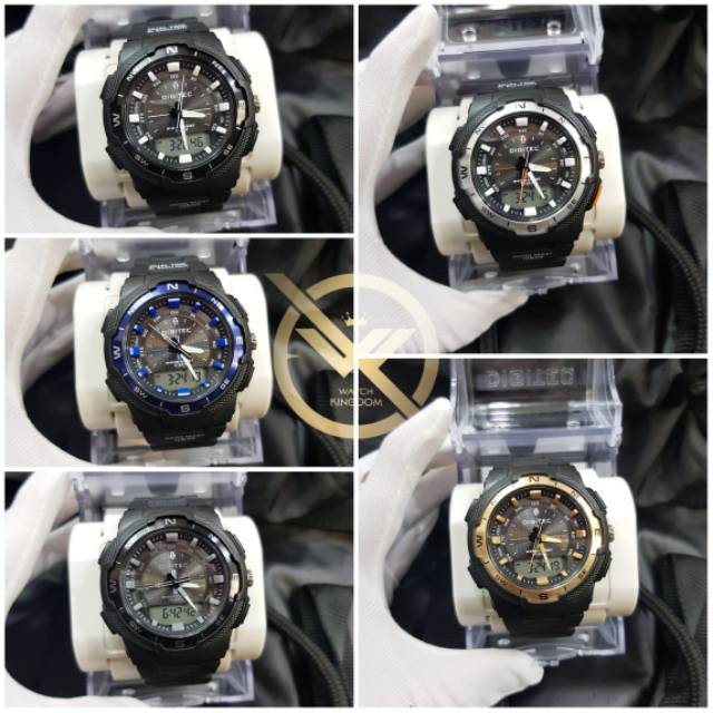 Promo Jamtangan pria New digitec DG-3067T  Water Resist original