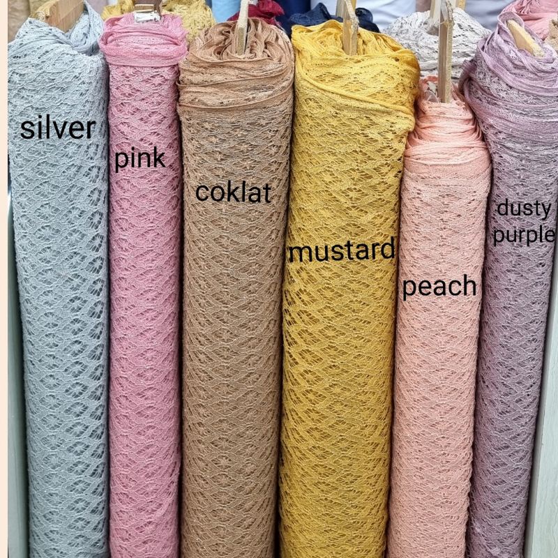 kain broklat glitter cantik