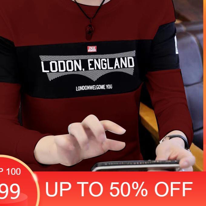 ♧ animos / baju LODON pria lengan panjang / atasan casual ♚