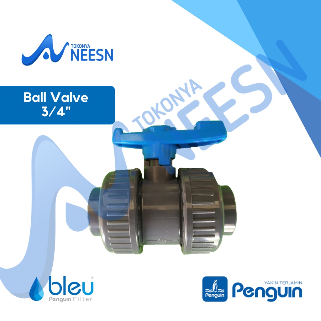 stop kran 3/4/ penguin double union ball valve 3/4 inch SxS