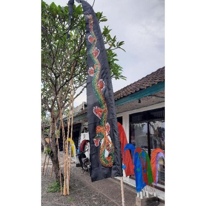 bendera umbul umbul naga khas bali 4 m