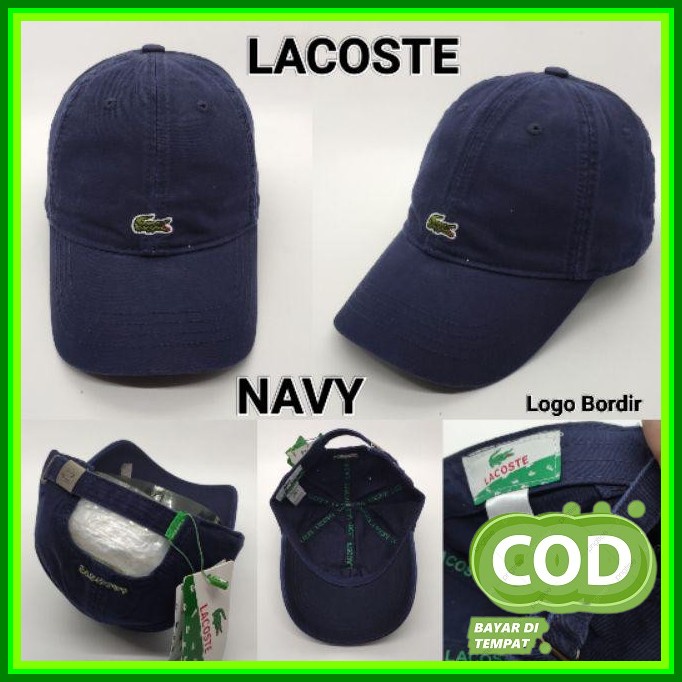 New Model Topi Bucket Hat Pria Wanita Kekinian Bordir Champion /  AP363 Topi Baseball Golf Lacoste