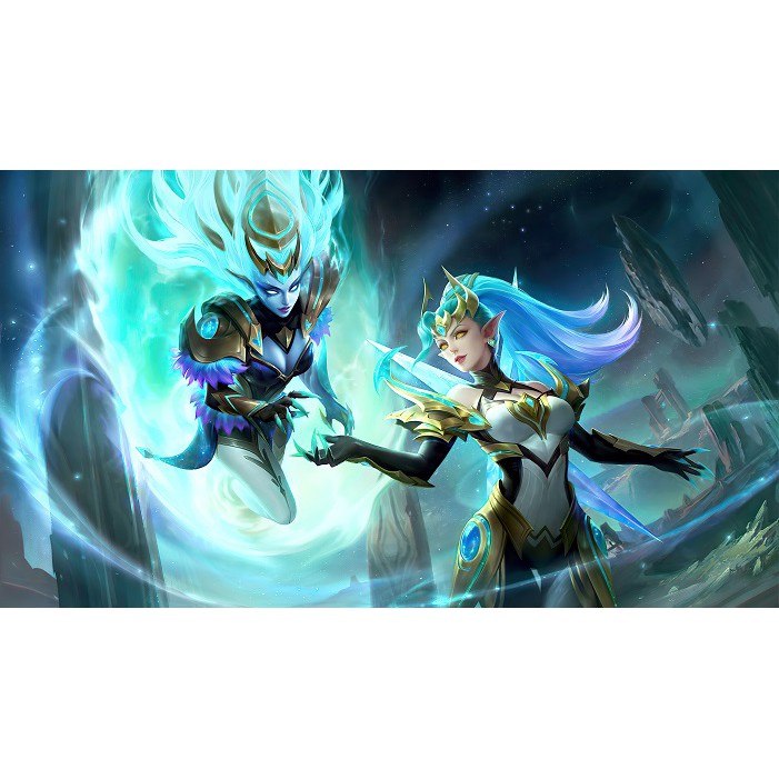Poster Karina Halo Selena Shadow 89x50cm Mobile Legends