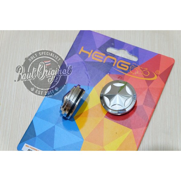 Tutup as shock 33 probolt stainless ukuran as 33 ninja r original heng