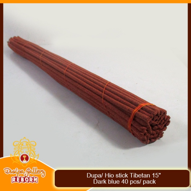 Dupa/ Hio stick Tibetan 15&quot; Dark blue 40 pcs/ pack