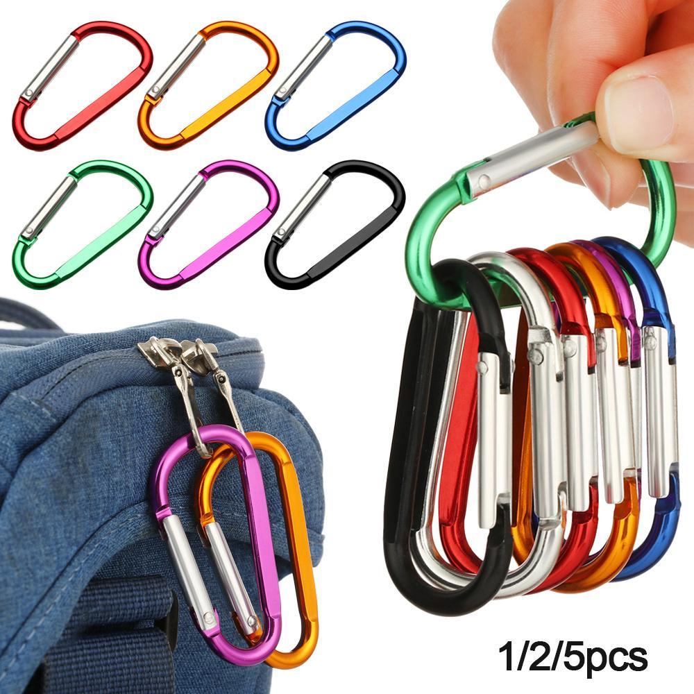 Wonder Climbing Button New Safety Multicolor Aluminium Alloy Carabiner