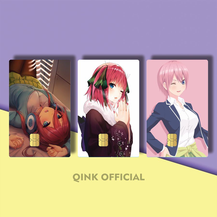 COVER CARD CUSTOM ANIME GOTOUBUN NO HANAYOME XKD31/P76RZ/ SKIN FLAZZ CUSTOM THE QUINTESSENTIAL QUINT