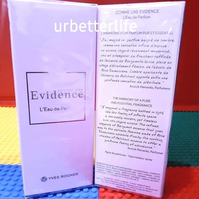Evidence Eau De Parfum Yves Rocher