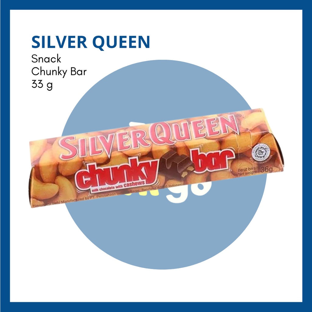 

Chocolate SilverQueen Chunky Cashews 33gr