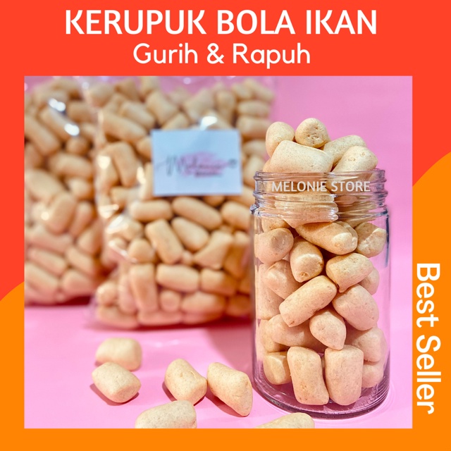 

250 GR KRUPUK BOLA IKAN TENGGIRI ASLI MEDAN / KERUPUK BOLA IKAN / KERUPUK IKAN OLEH OLEH MEDAN