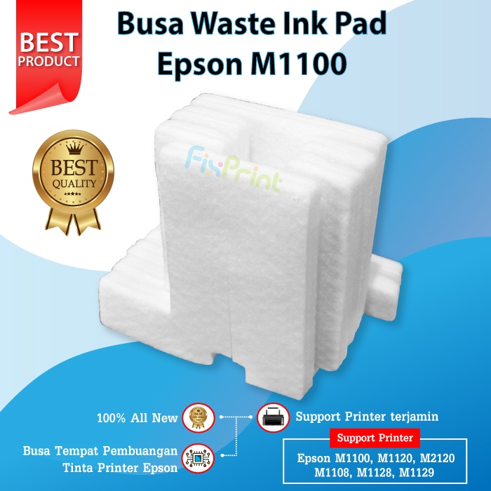 Busa Epson M1100 M1120 M2120 M1108 Waste Ink Pad Pembuangan Ink Pad