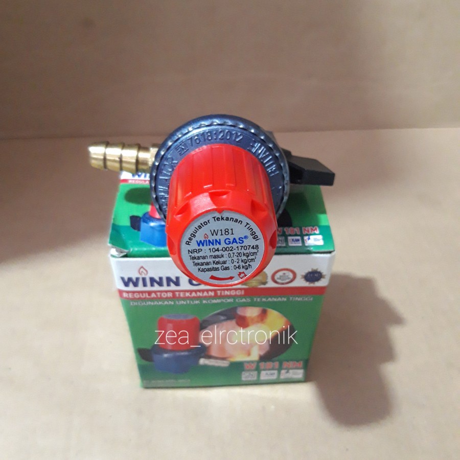 REGULATOR WINNGAS TEKANAN TINGGI W-181NM NON METER ORIGINAL
