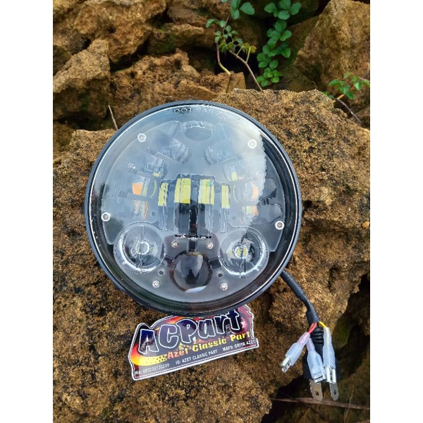 Daymaker 16 LED 5,75 inc dus hitam polos import